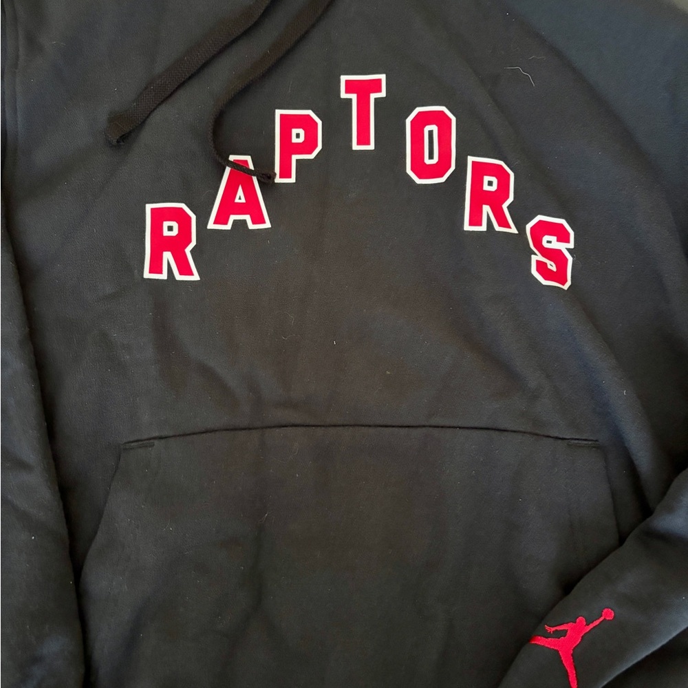 Jordan Brand Black Raptors Pullover Hoodie